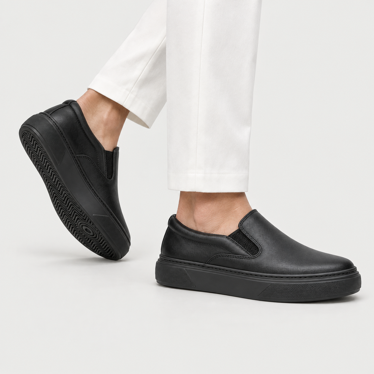 LUCCA — Slip-On Cuir Premium