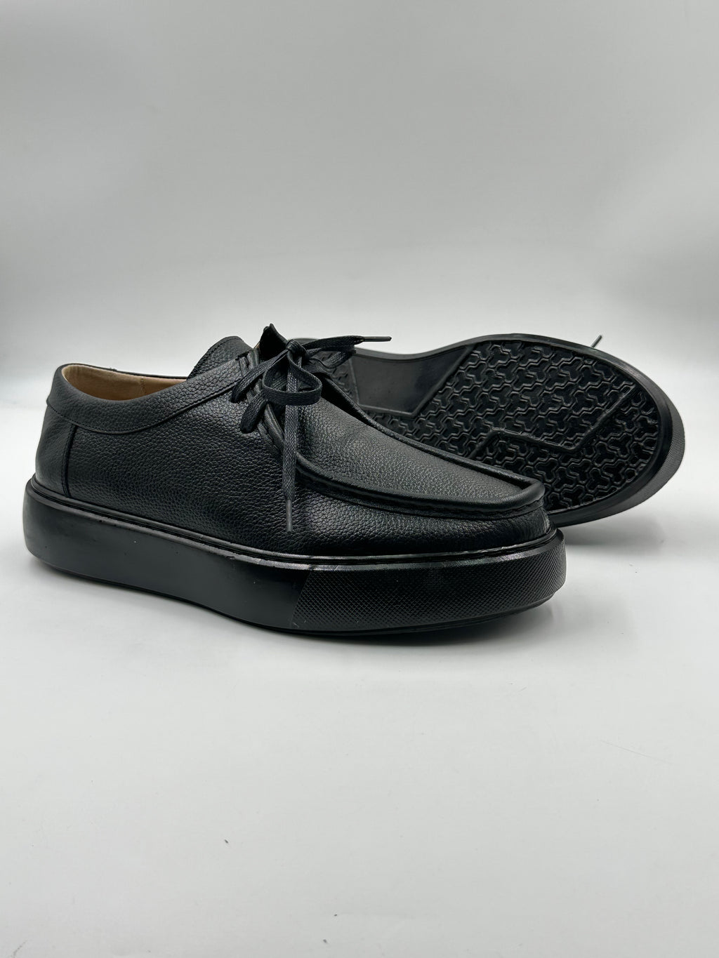 Derby Cuir Grainé Plateforme