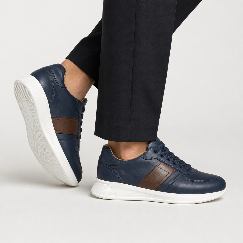 VENEZIA — Sneaker Running Cuir