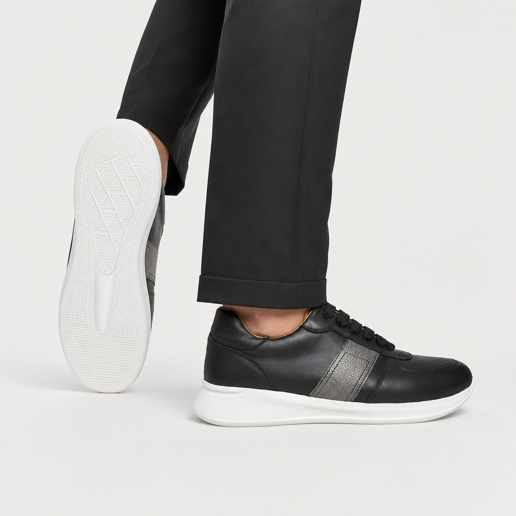 VENEZIA — Sneaker Running Cuir