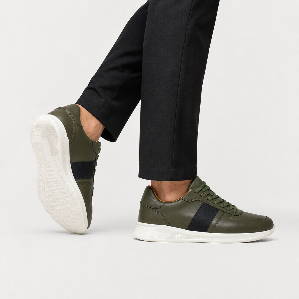 VENEZIA — Sneaker Running Cuir